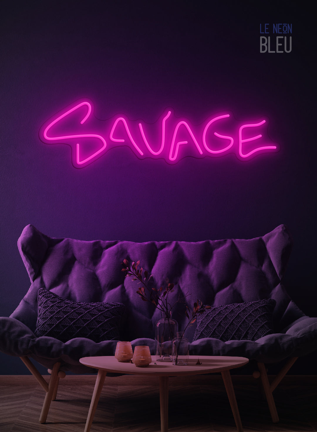 Néon LED "Savage" – Affirmation et Style Moderne