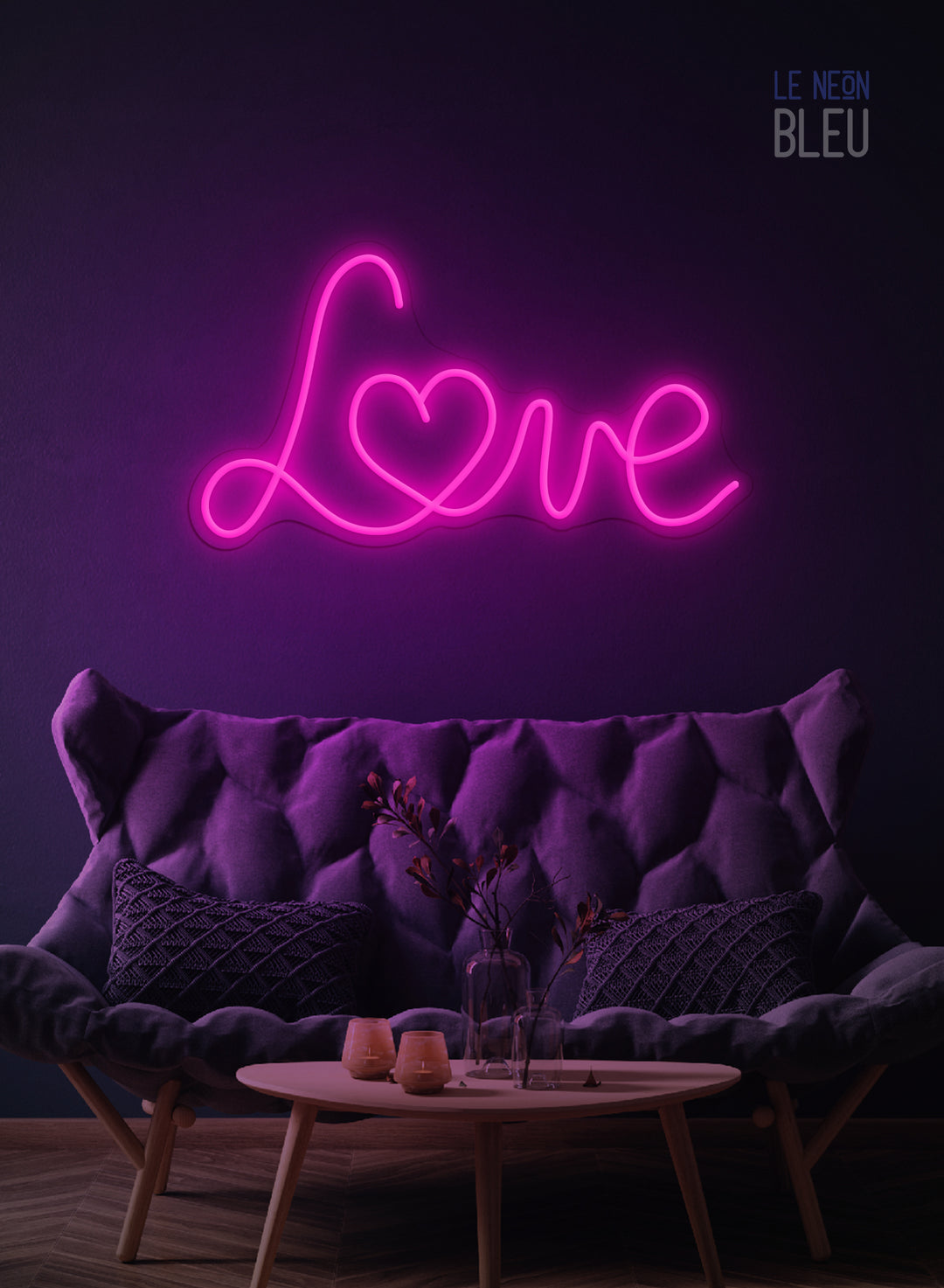 Néon LED "LOVE" – Déclare ton amour avec tendresse