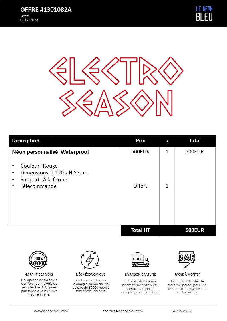 Electro Season - Néon LED