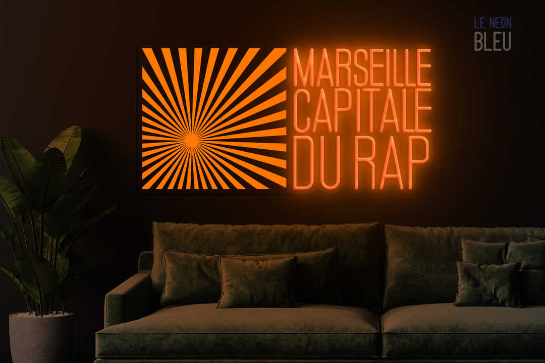 Marseille Capital du RAP - Néon LED