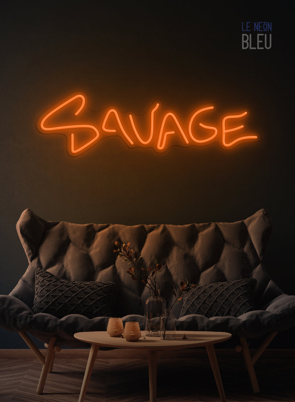 Néon LED "Savage" – Affirmation et Style Moderne