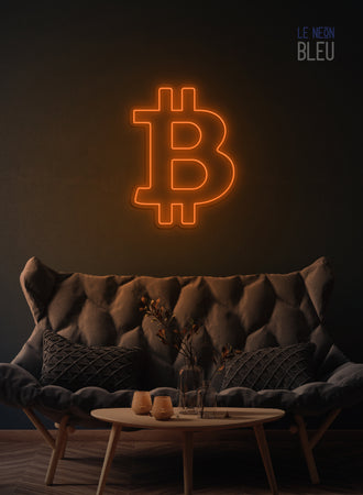 Bitcoin  - Néon LED