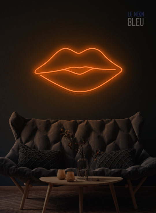 Néon LED "Lèvres" – Sensualité & Style