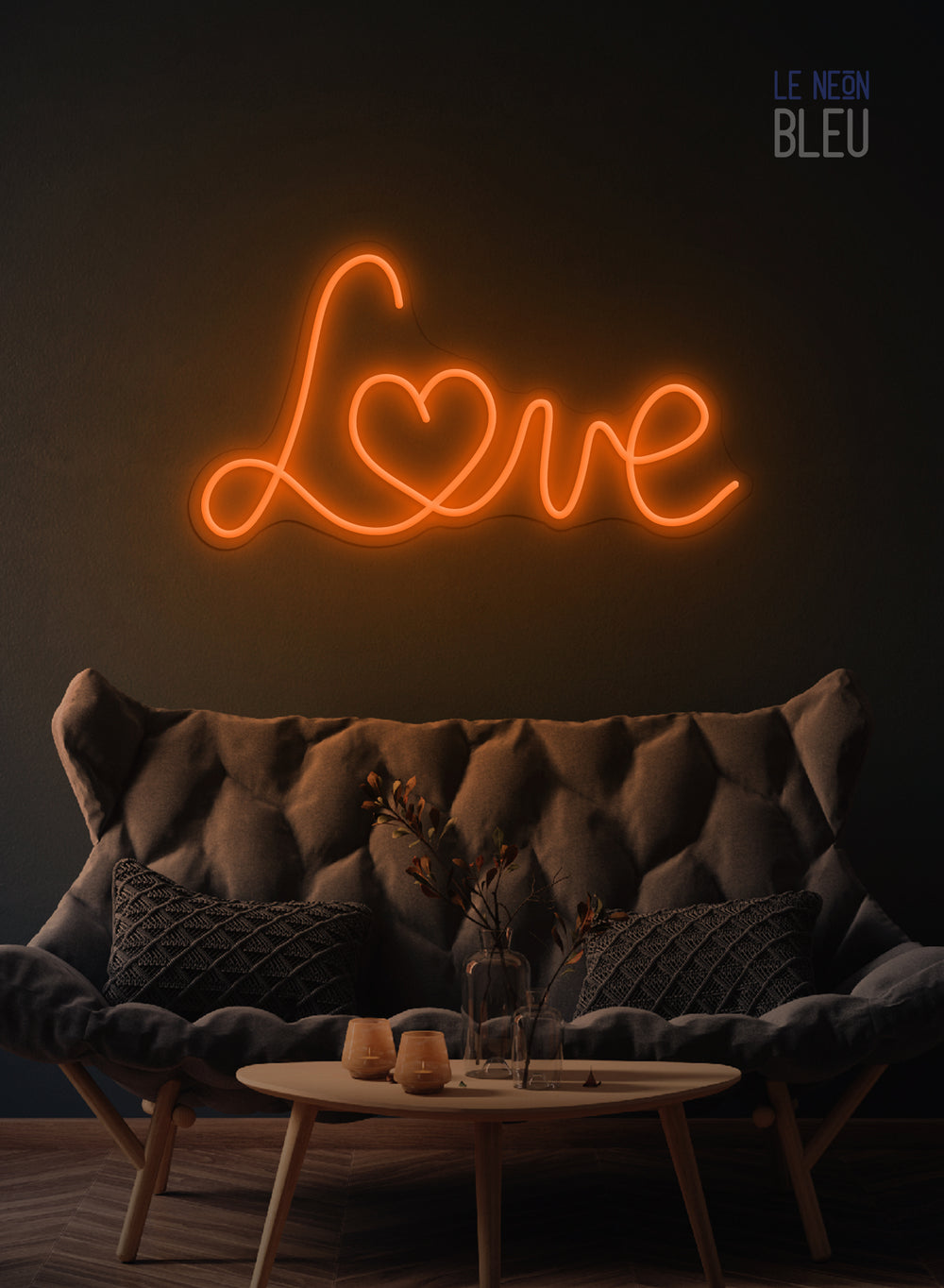 Néon LED "LOVE" – Déclare ton amour avec tendresse