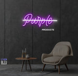 purple-LED Neon