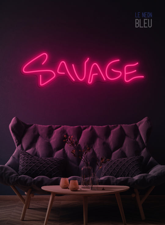 Néon LED "Savage" – Affirmation et Style Moderne