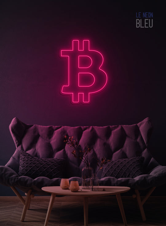 Bitcoin  - Néon LED