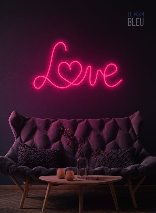 Néon LED "LOVE" – Déclare ton amour avec tendresse