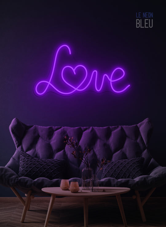 Néon LED "LOVE" – Déclare ton amour avec tendresse