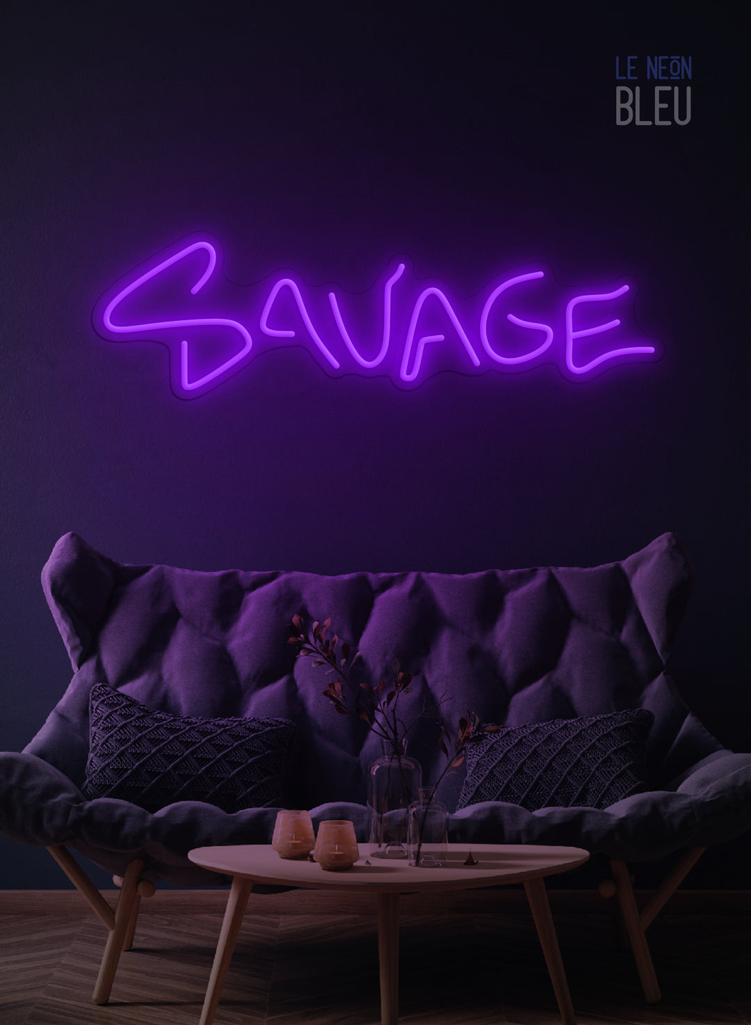 Néon LED "Savage" – Affirmation et Style Moderne