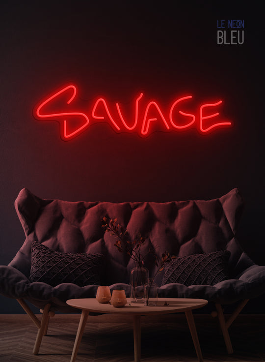 Néon LED "Savage" – Affirmation et Style Moderne