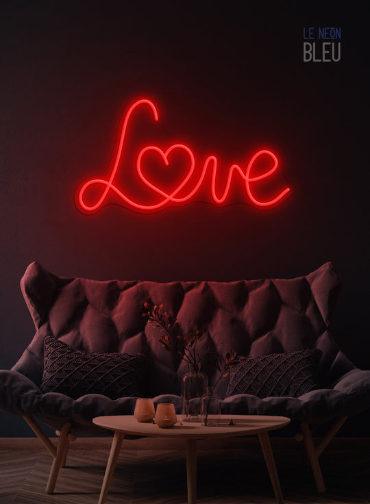 Néon LED "LOVE" – Déclare ton amour avec tendresse