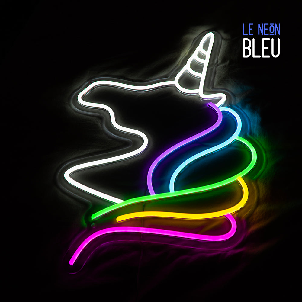 Le Néon Bleu, boutique d'enseignes lumineuses à LED