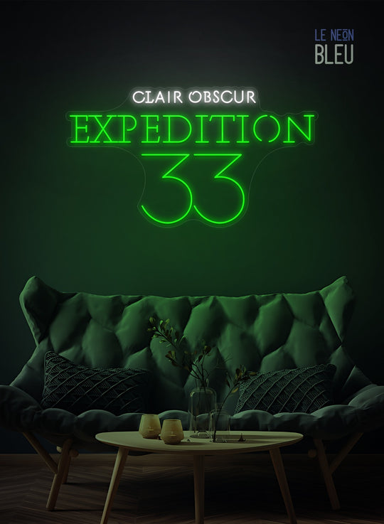 Néon LED "Clair Obscur: Expedition 33" – Pour une déco inspirée du jeu