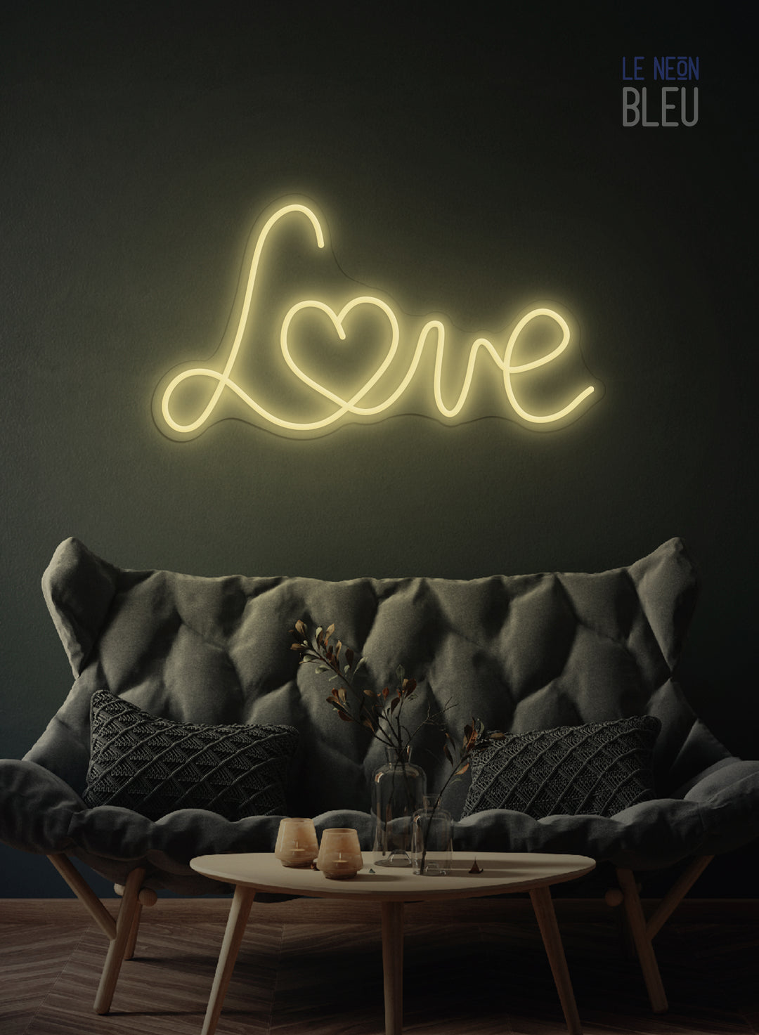 Néon LED "LOVE" – Déclare ton amour avec tendresse