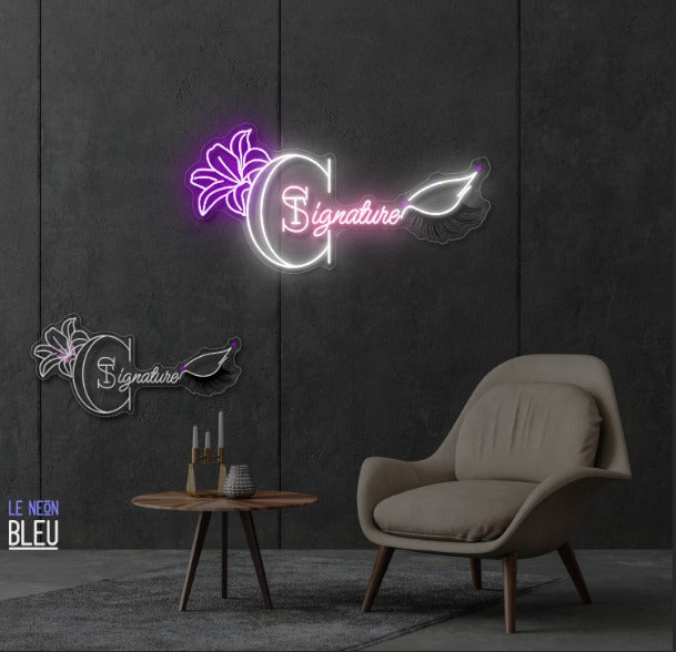 Signature- Néon LED