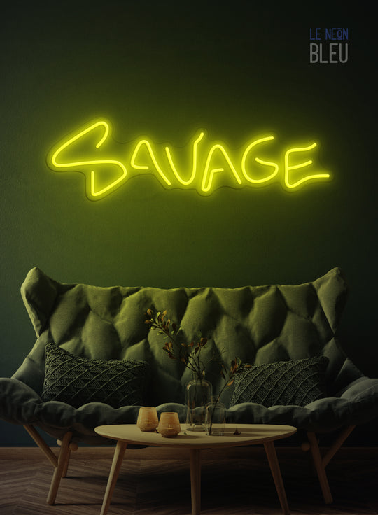 Néon LED "Savage" – Affirmation et Style Moderne