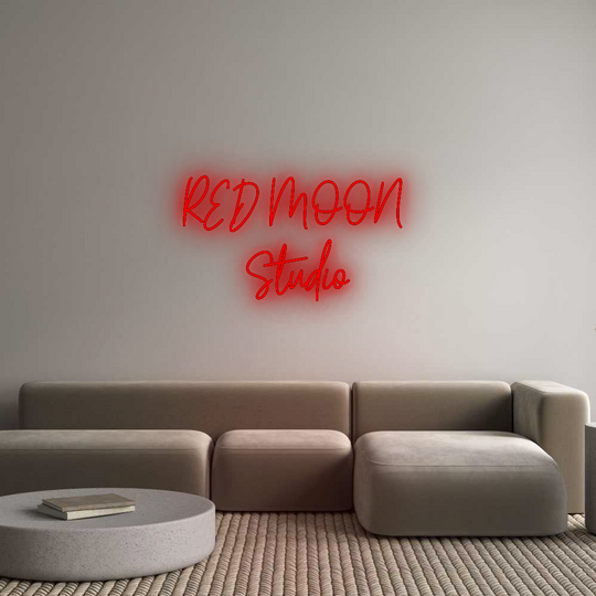 Custom Neon: RED MOON 
St...