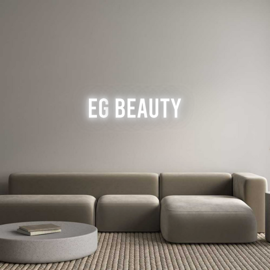 Custom Neon: EG Beauty