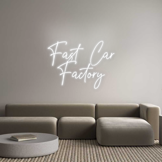 Custom Neon: Fast Car
Fac...