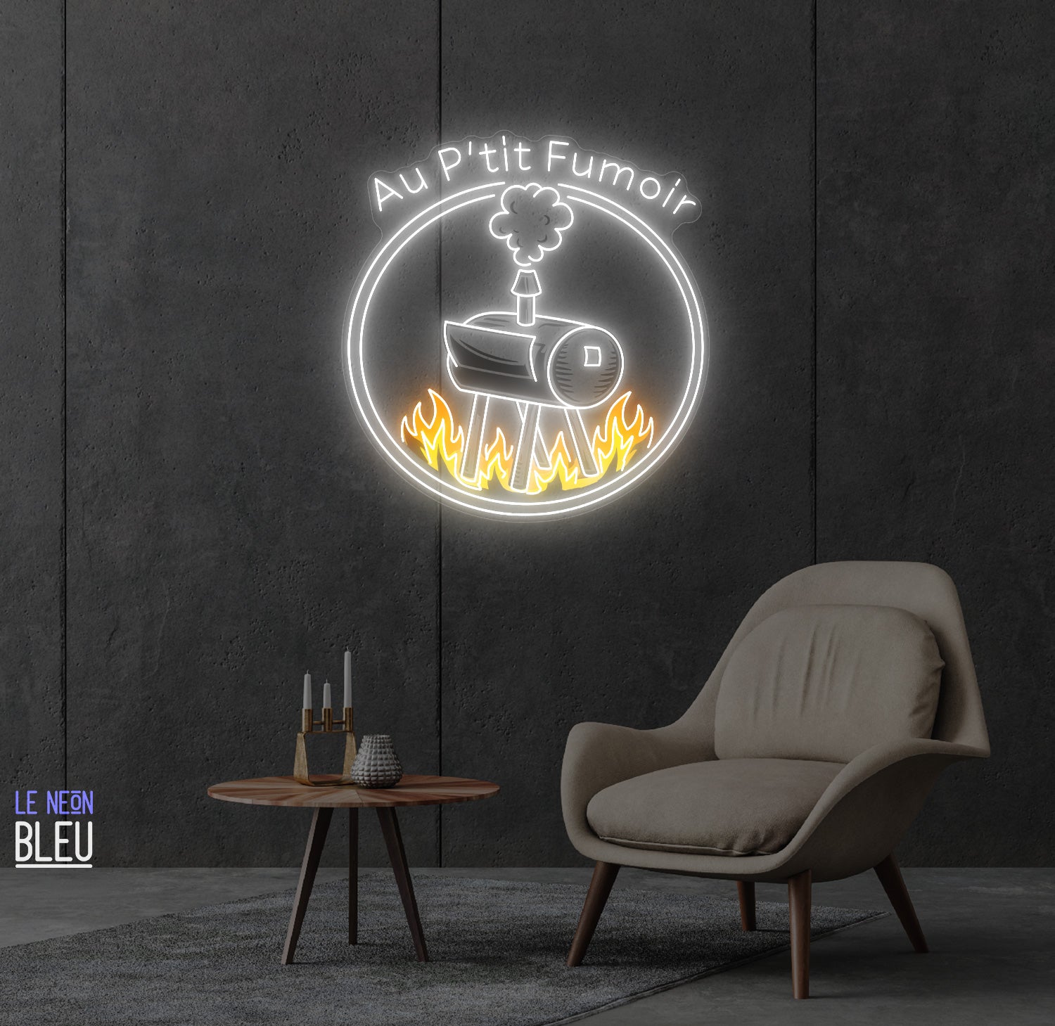 Au ptit Fumoir-Néon LED
