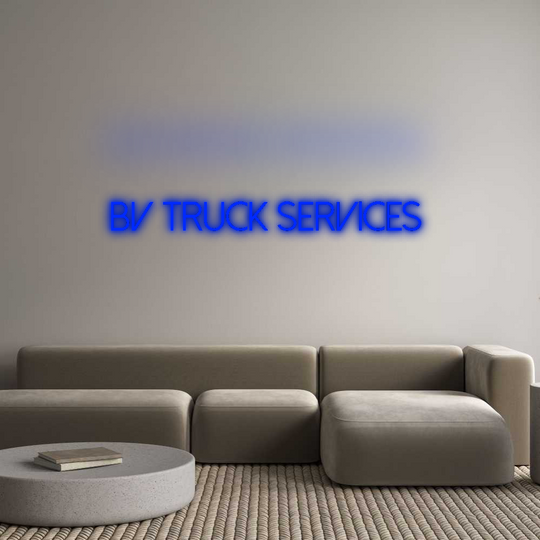 Custom Neon: BV TRUCK SERV...