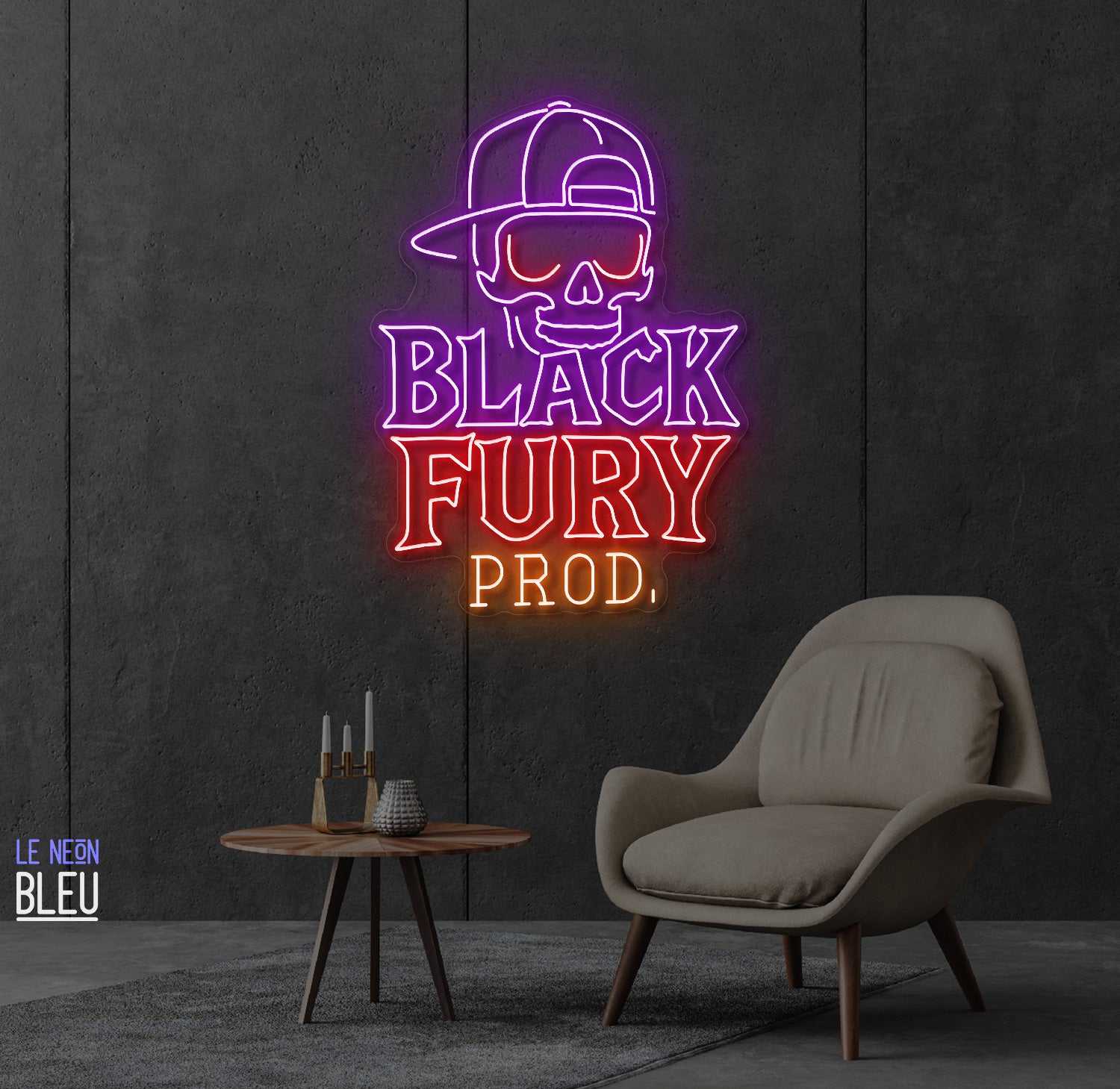 Black Fury prod Néon LED