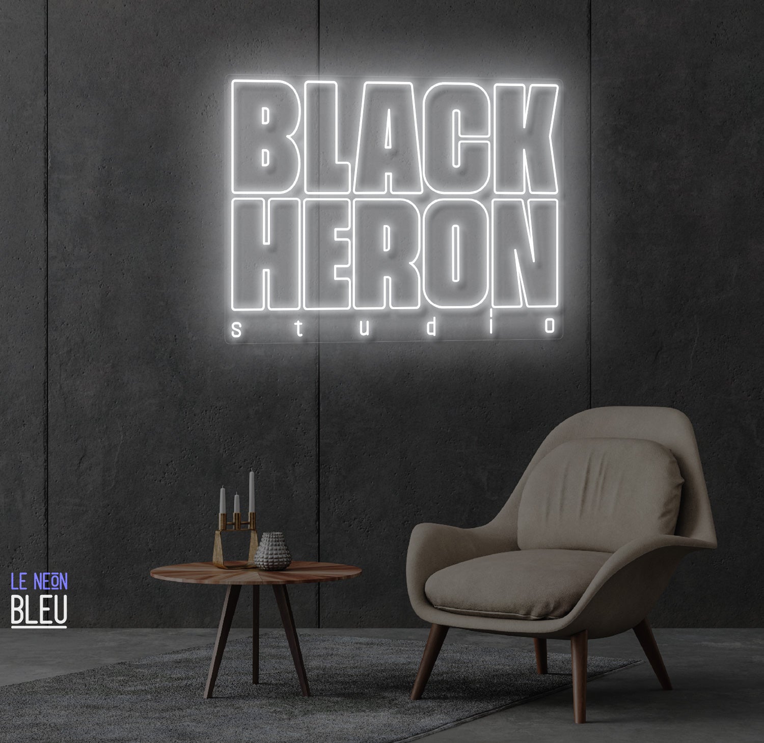 Black Heron- Néon LED