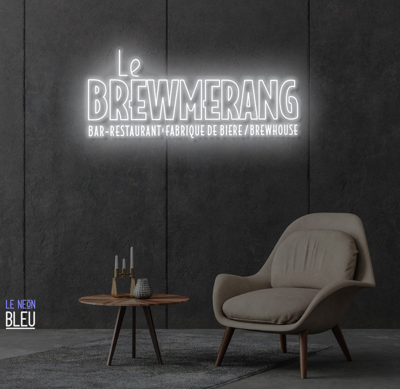 Brewmerang- LED Neon