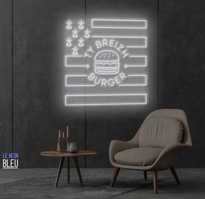 Ty Breizh Burger  - Néon LED