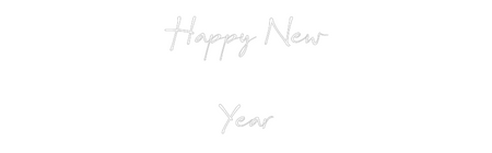 Custom Neon: Happy New
Year
