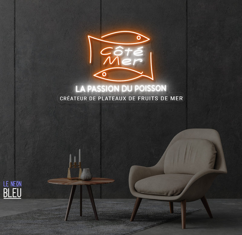 cote mer- Néon LED