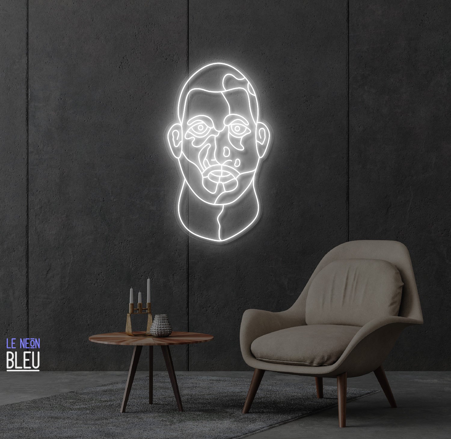 Face- Néon LED