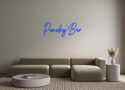 Custom Neon: Punchy'Bar