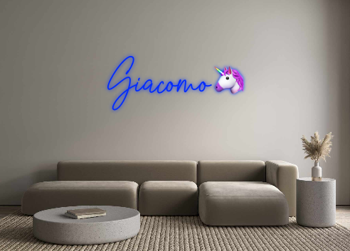 Custom Neon: Giacomo🦄