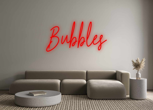 Custom Neon: Bubbles