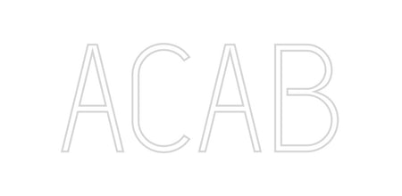 Custom Neon: ACAB