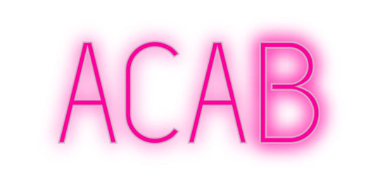 Custom Neon: ACAB