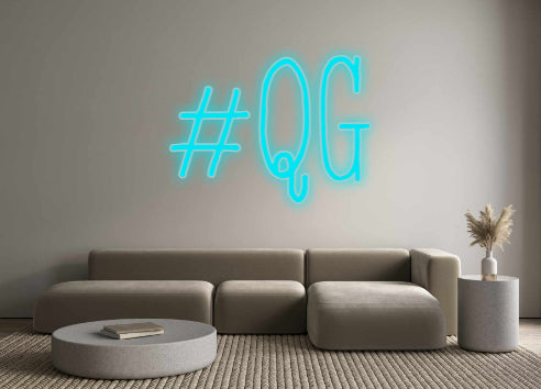 Custom Neon: #QG