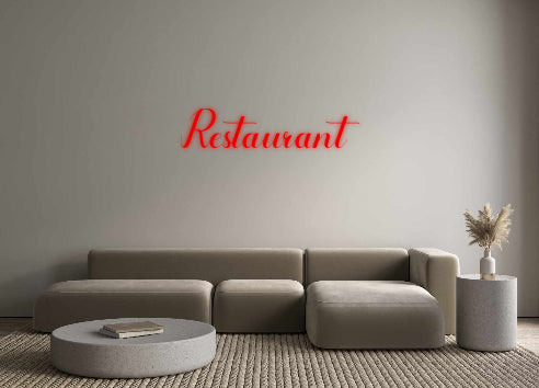 Custom Neon: Restaurant