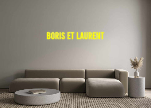 Custom Neon: BORIS ET LAUR...