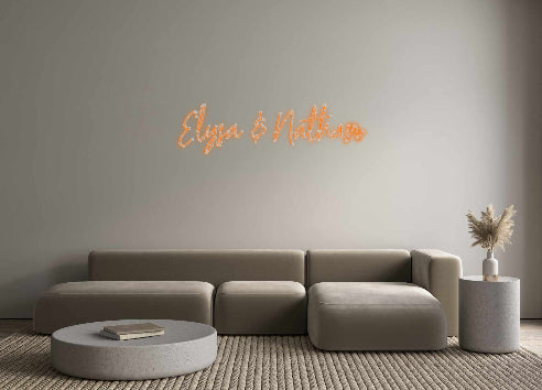 Custom Neon: Elysa & Nathan