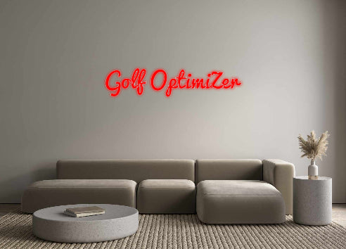 Custom Neon: Golf OptimiZer