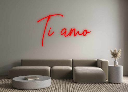 Custom Neon: Ti amo