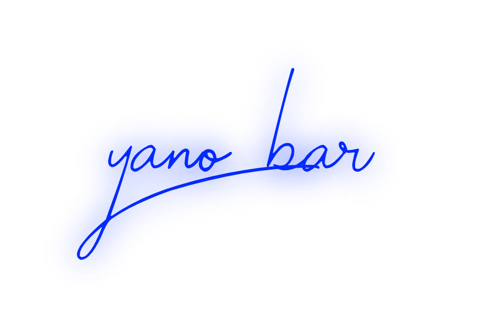 Custom Neon: yano bar