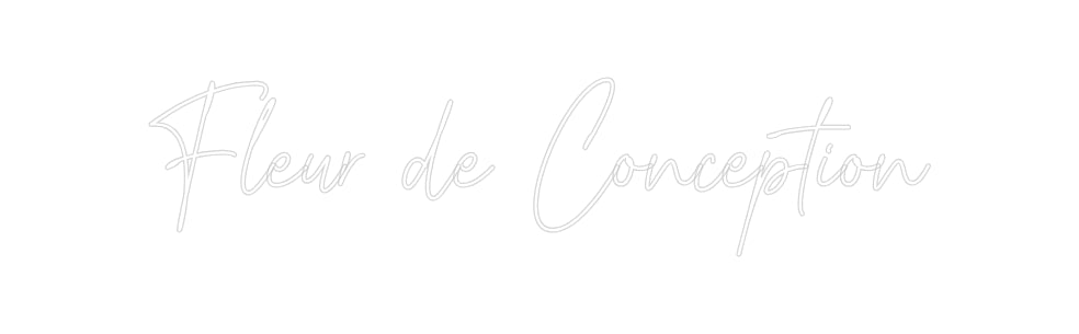 Custom Neon: Fleur de Conc...