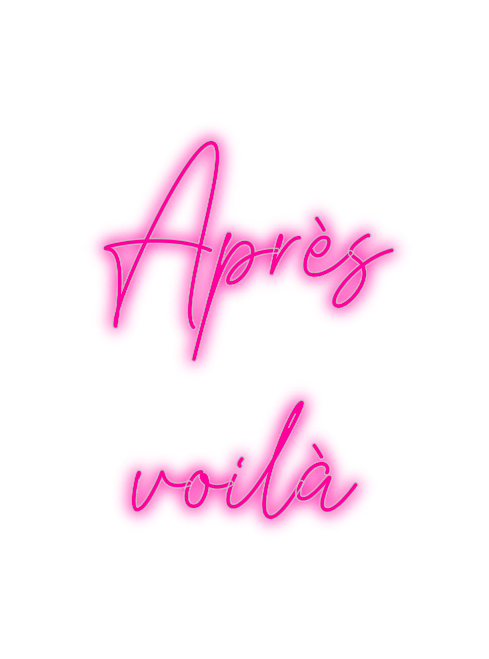 Custom Neon: Après
voilà