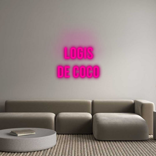 Custom Neon:  LOGIS 
DE C...