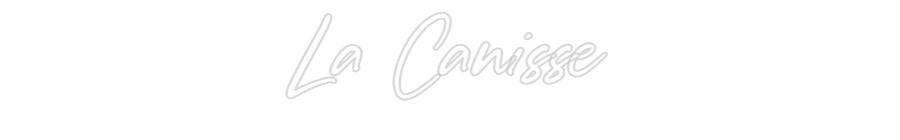 Custom Neon: La Canisse