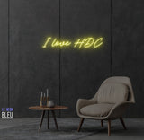 i love HDC- Néon LED